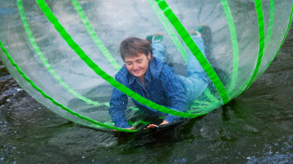 Water Zorbing is One of The Best This to Do in Nainital in Monsoon